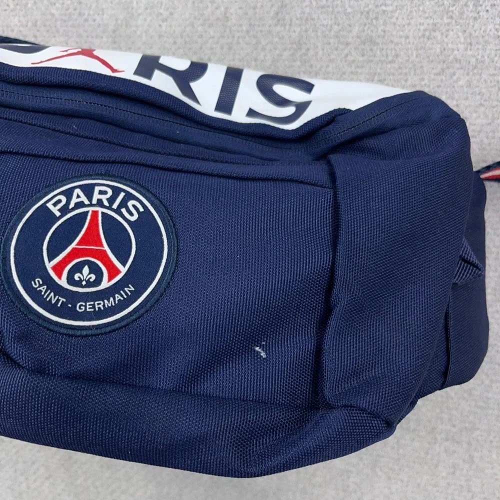 Jordan PSG Paris Saint Germain Crossbody Fanny Pack Clip On Sling Bag Navy